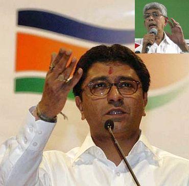 Raj Thackeray (Inset) Sharad Rao