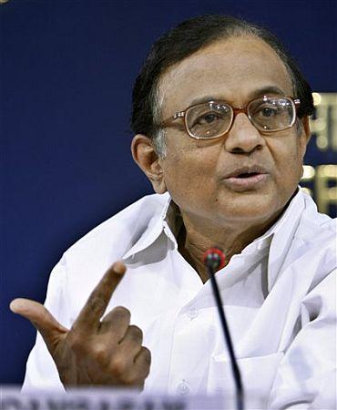 Home Minister P Chidamabaram