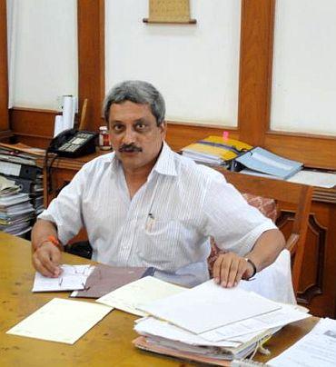 Goa Leader of Opposition Manohar Parrikar