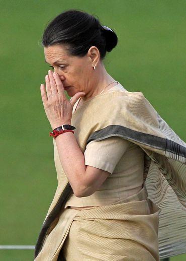 United Progressive Alliance Chairperson Sonia Gandhi