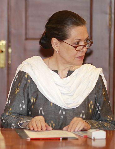 Congress President Sonia Gandhi