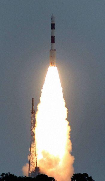 PSLV take-off