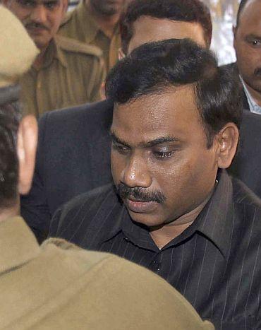 Former telecom minister A Raja