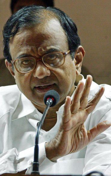 Home Minister P Chidambaram