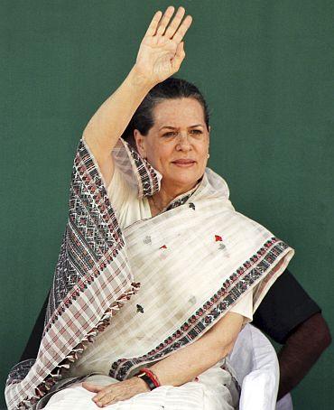 Congress chief Sonia Gandhi