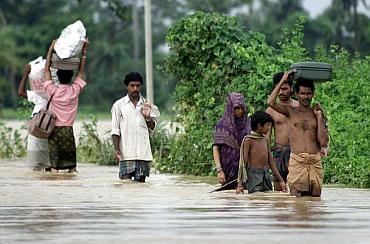 People return to their village 100 km northeast of Bubaneshwar