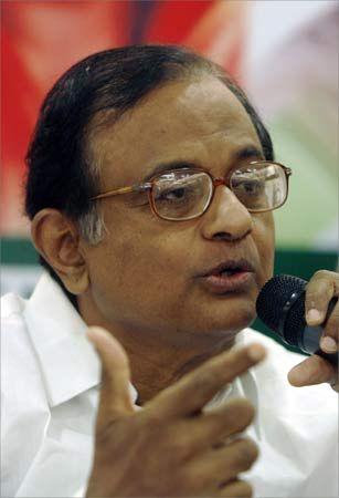 Home Minister P Chidambaram