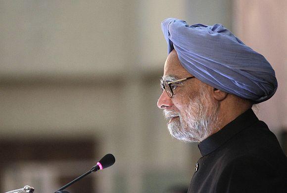 Dr Singh addresses the inaugural ceremony of India Water Week, in New Delhi on Tuesday