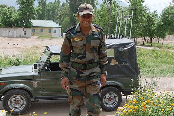 Lieutenant Navdeep Singh, 26, died battling terrorists in a heroic battle at the Line of Control. He was awarded the Ashok Chakra, the nation's highest gallantry award in peace time this Republic Day