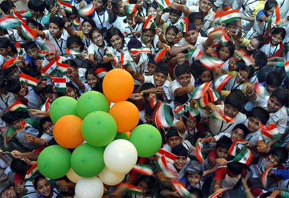 Students celebrate Independence Day