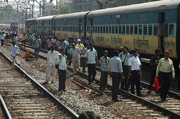 Commuters at Kurla