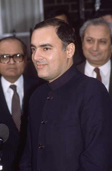 Late prime minister Rajiv Gandhi