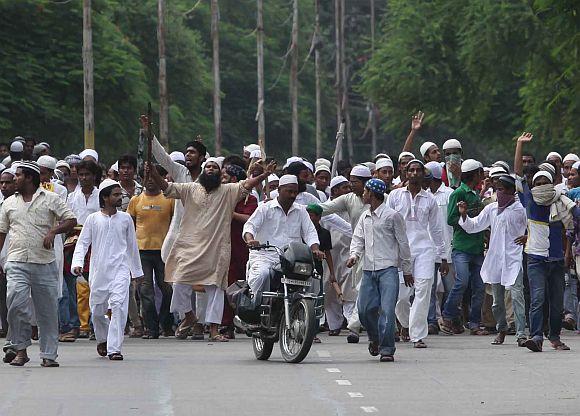 The mob on Lucknow's streets