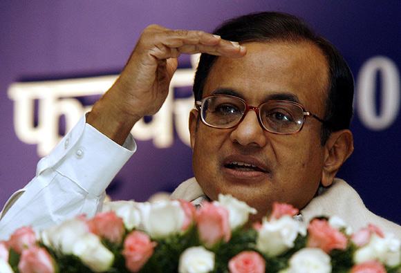 Union Finance Minister P Chidambaram