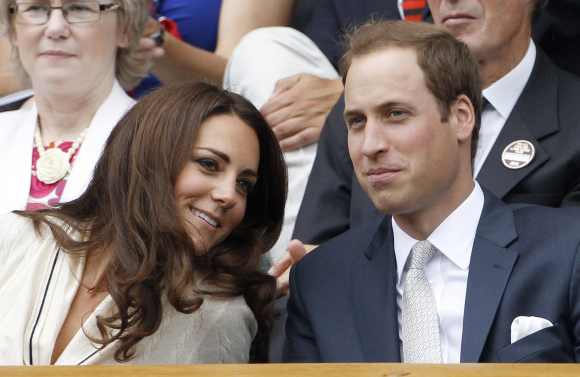 Prince William with his wife Catherine in London