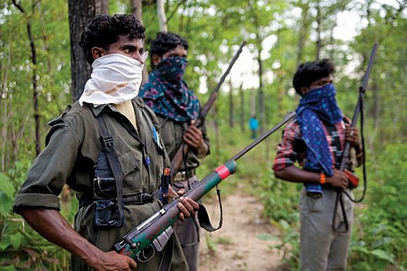 Maoist cadre at an undisclosed location