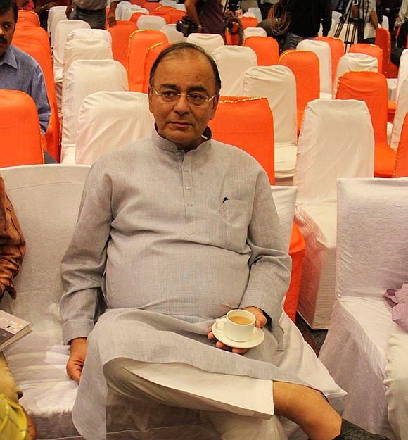 Senior BJP leader Arun Jaitley at a function in Ahmedabad