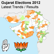 Gujarat Elections 2012 - News and predictions about Gujarat Assembly elections 2012. Sentiment Meter for Gujarat Vidhan Sabha 2012 elections for all the Gujarat Assembly constituencies.