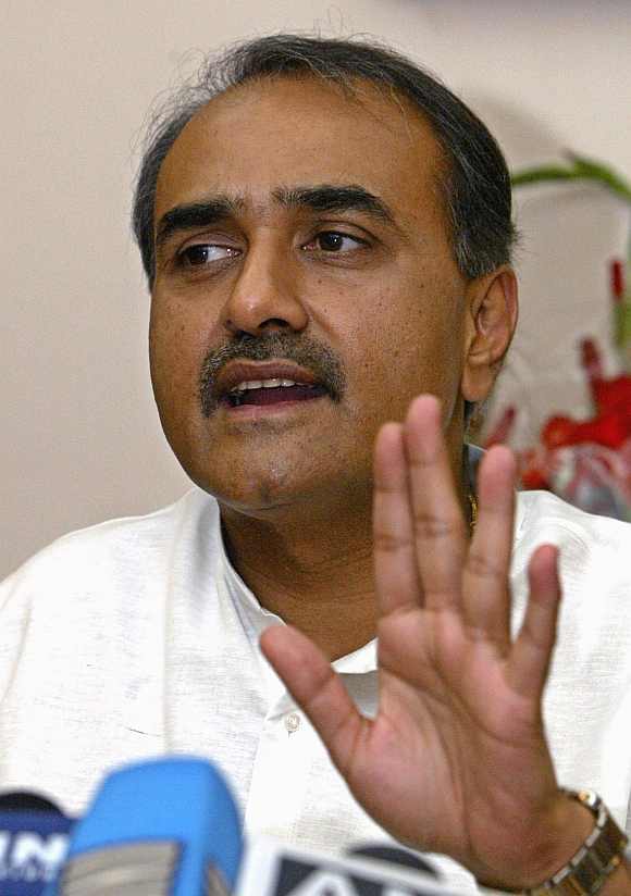 Heavy Industries Minister and former aviation minister Praful Patel