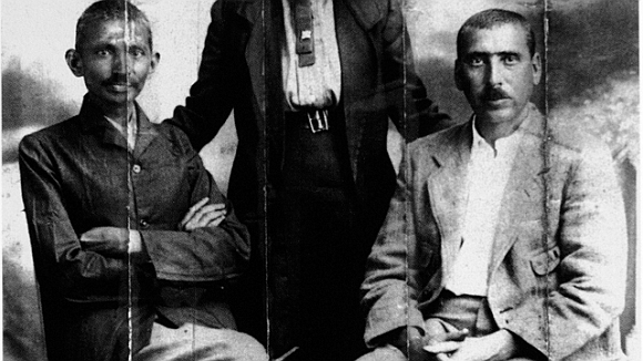 Gandhi with Hermann Kallenbach