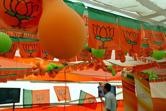 The BJP national headquarters in New Delhi