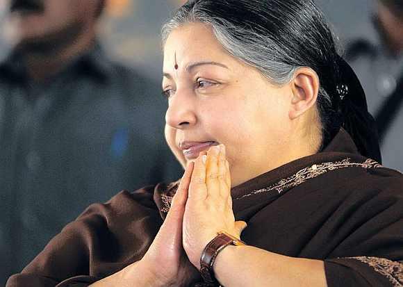 AIADMK general secretary and Tamil Nadu Chief Minister Jayalalithaa