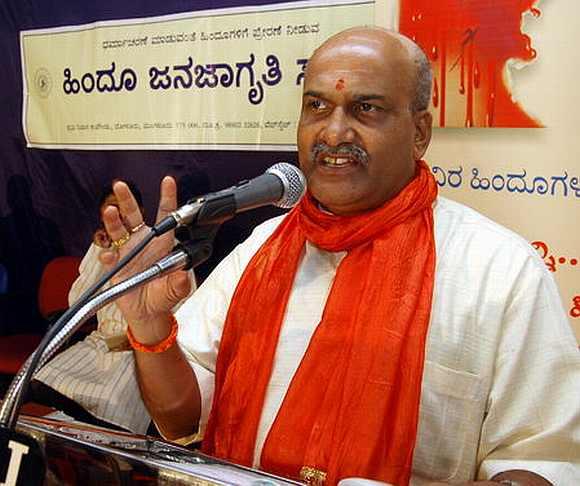 Ram Sene chief Pramod Muthalik