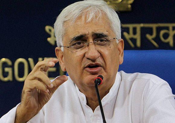 Law Minister Salman Khurshid