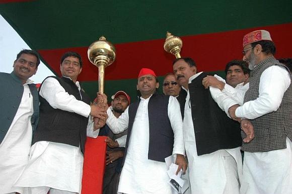 Akhilesh Yadav, the man of the hour!