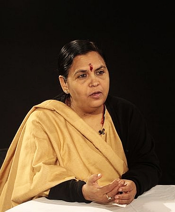 Bhartiya Janata Party star campaigner Uma Bharti