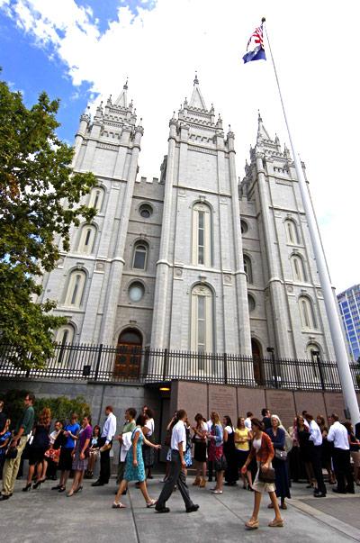 Mahatma Gandhi was baptised on March 27, 1996 at the Salt Lake Mormon Church