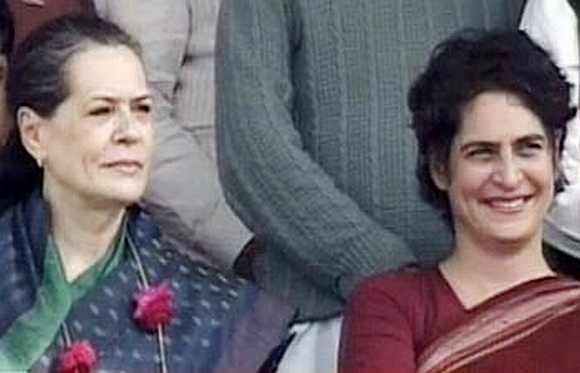 Congress President Sonia Gandhi and her daughter Priyanka held a joint rally in Rae Bareli on Tuesday