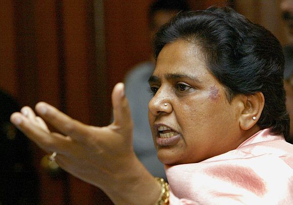 Ruling BSP's CM Mayawati is currently pursuing a 'cleanliness campaign'