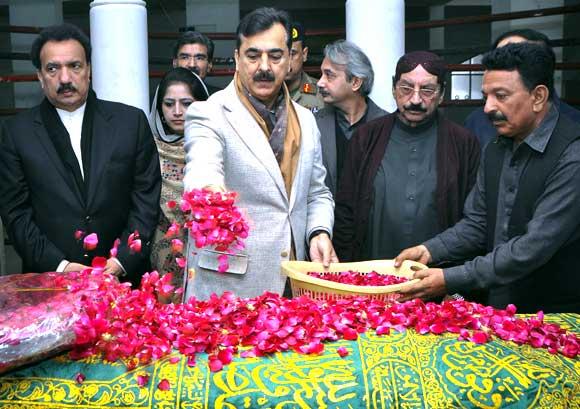 Pakistan's Prime Minister Yusuf Raza Gilani