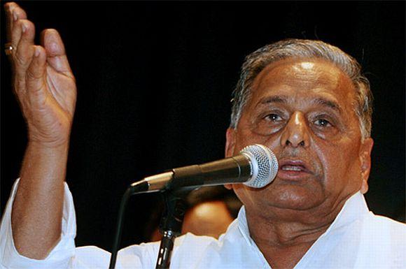 Samajwadi Party leader Mulayam Singh Yadav