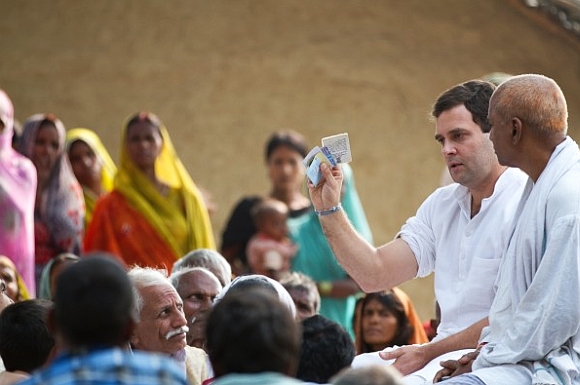 Rahul Gandhi during his campaign