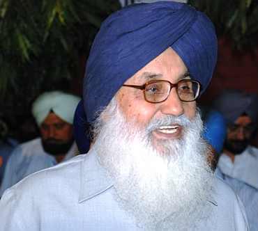 Punjab CM Parkash Singh Badal