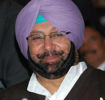Captain Amarinder Singh from the Congress