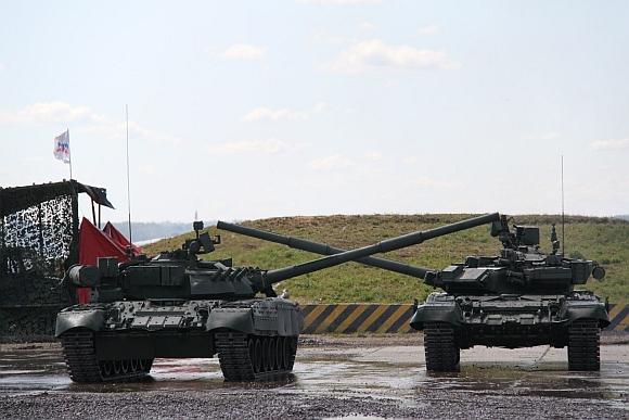 PHOTOS: Russian battle tanks perform a 'ballet'