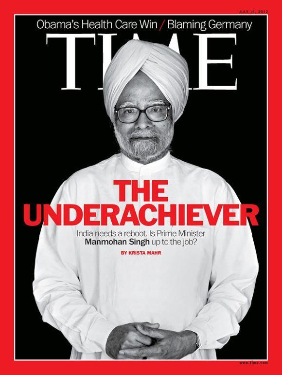 Manmohan Singh on the TIME cover.