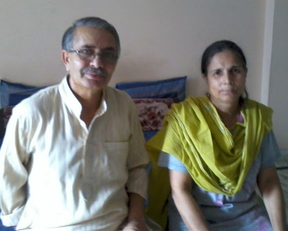 Pran Nath Matoo and his wife