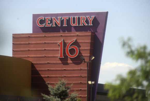 The Century 16 Theater in Aurora Colorado is pictured following an overnight shooting that killed 12 people at a midnight premiere 'The Dark Knight Rises' in in a suburb of Denver