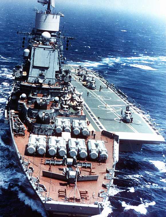 The carrier when it was Admiral Gorshkov