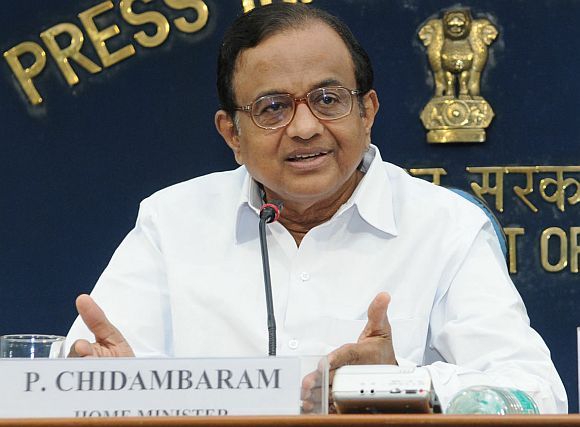 Home Minister P Chidambaram