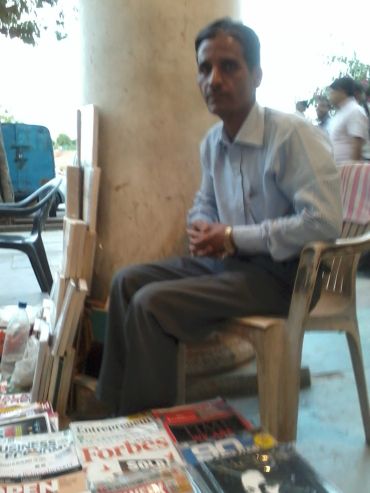 Book seller Dinesh Kumar