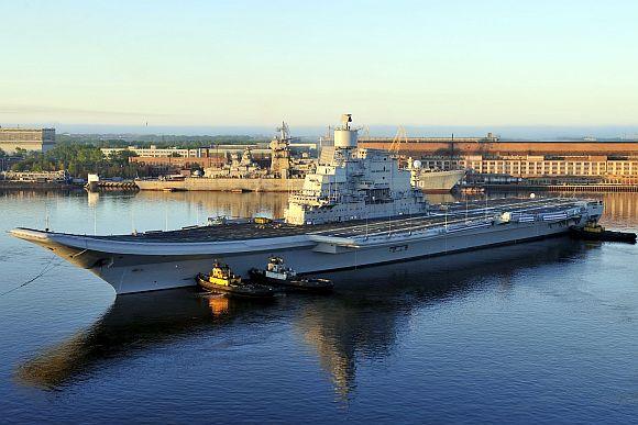 INS Vikramaditya, formerly the Admiral Gorshkov aircraft carrier