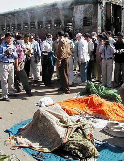 A file photo of the Godhra carnage site