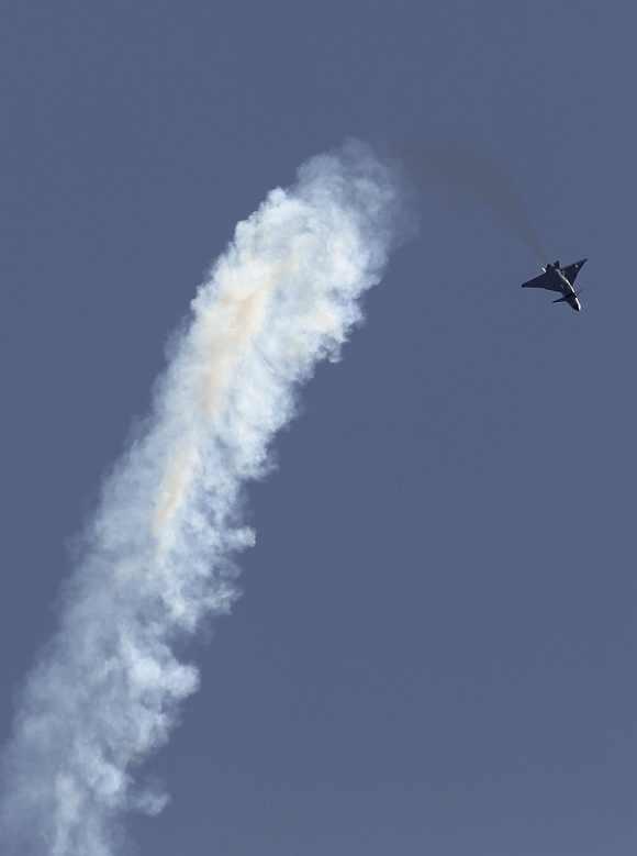 A J-10 fighter jet of China Air Force