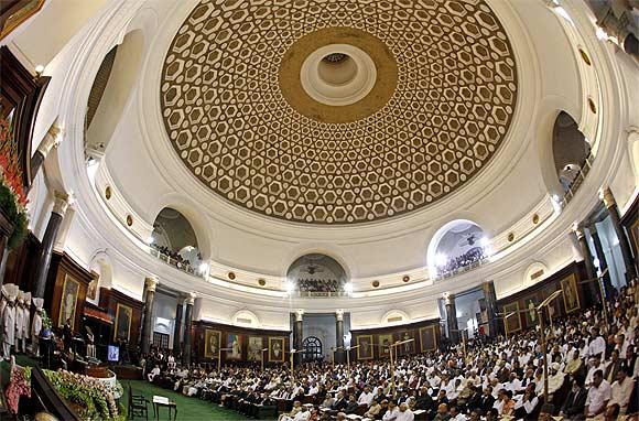 Inside the Indian Parliament