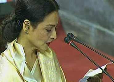 Actor Rekha sworn in